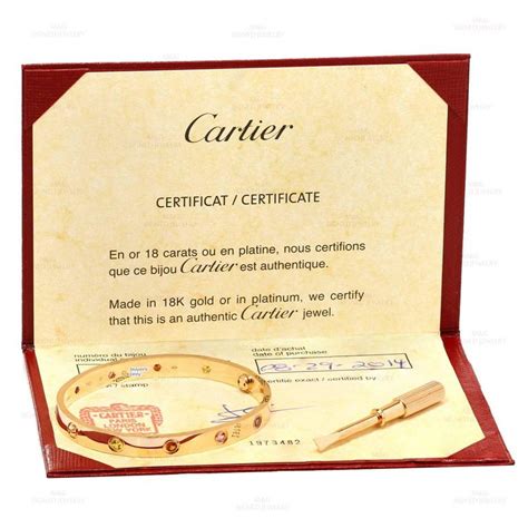 cartier diamond certificate|cartier watch certificate of authenticity.